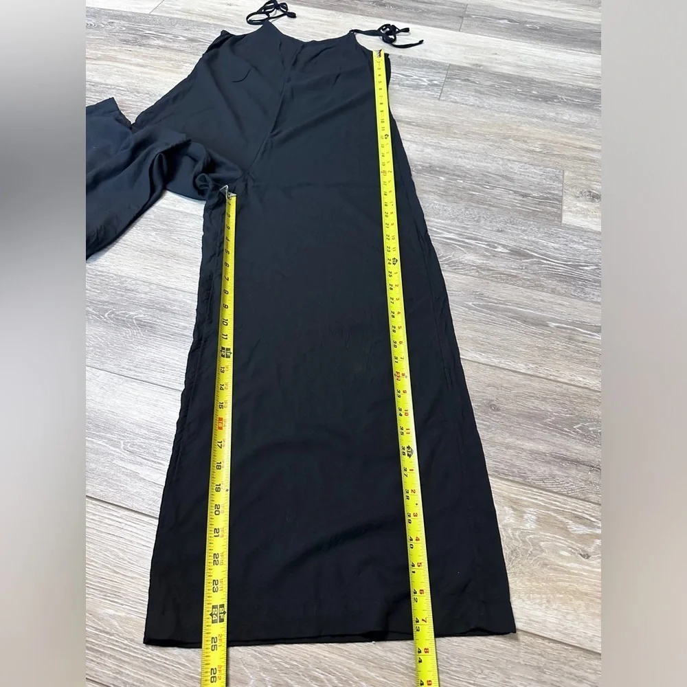 #11)  Old Navy Black lightweight  wide leg jumpsuit Size XS